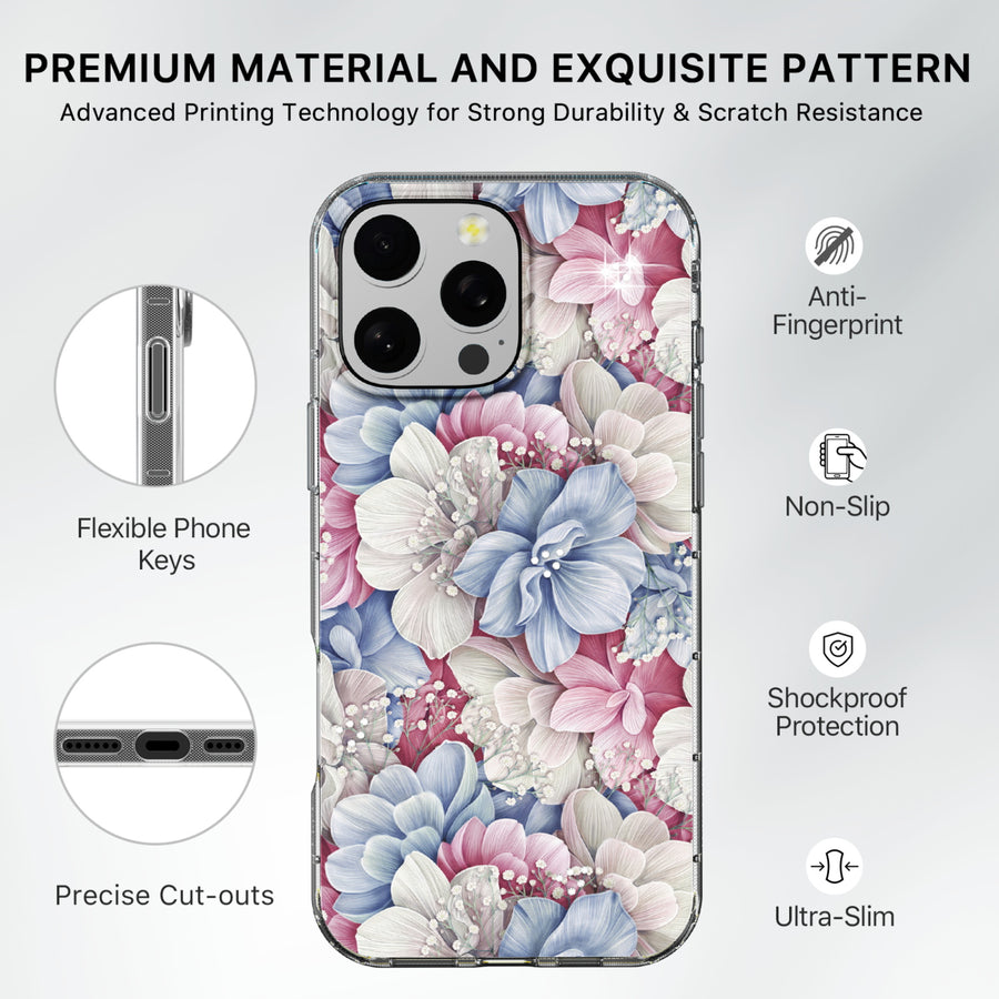 MyBat Pro Mood Series MagSafe Case (with Diamonds) for Apple iPhone 16 Pro - Floral Gems - RIP16PCSFSSDM603-7.jpg