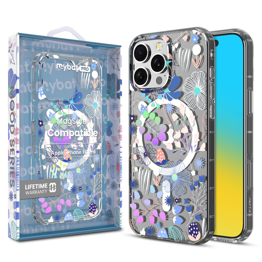MyBat Pro Mood Series MagSafe Case for Apple iPhone 16 Pro - Wildflowers