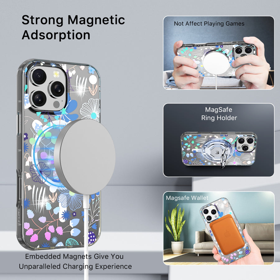 MyBat Pro Mood Series MagSafe Case for Apple iPhone 16 Pro - Wildflowers - RIP16PCSFSSM516-5.jpg