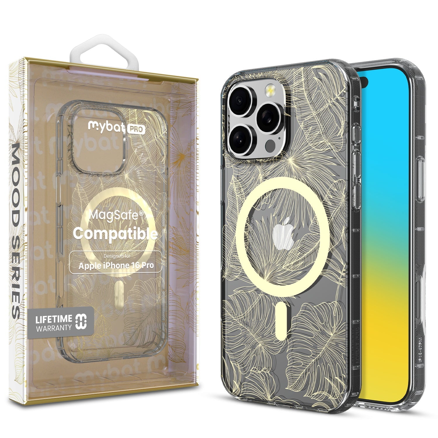 MyBat Pro Mood Series MagSafe Case for Apple iPhone 16 Pro - Botanical