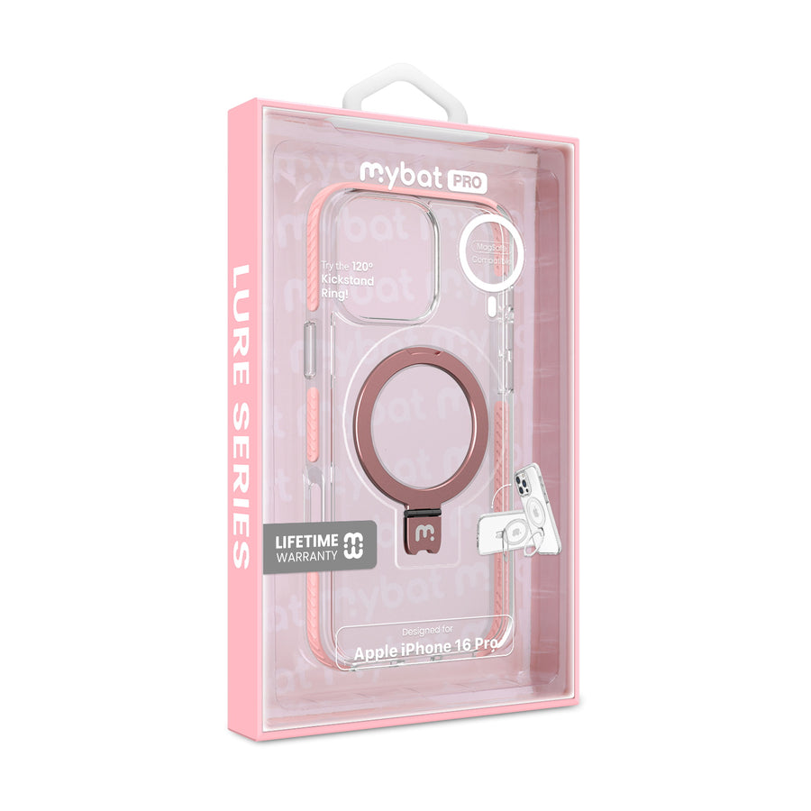 MyBat Pro Lure Series Case w/ MagSafe Kickstand Ring for Apple iPhone 16 Pro - Pink - RIP16PCSRVLM503-9.jpg