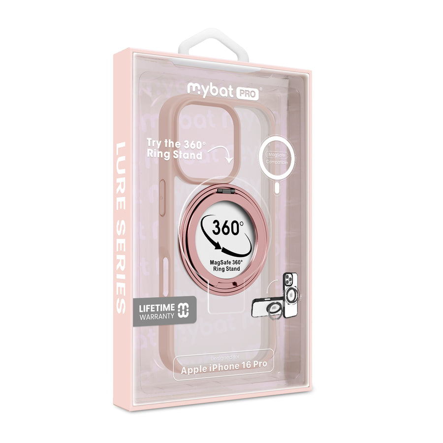 MyBat Pro Lure Series 360° Ring Stand MagSafe Case for Apple iPhone 16 Pro - Pink - RIP16PCSRVLM623-10.jpg