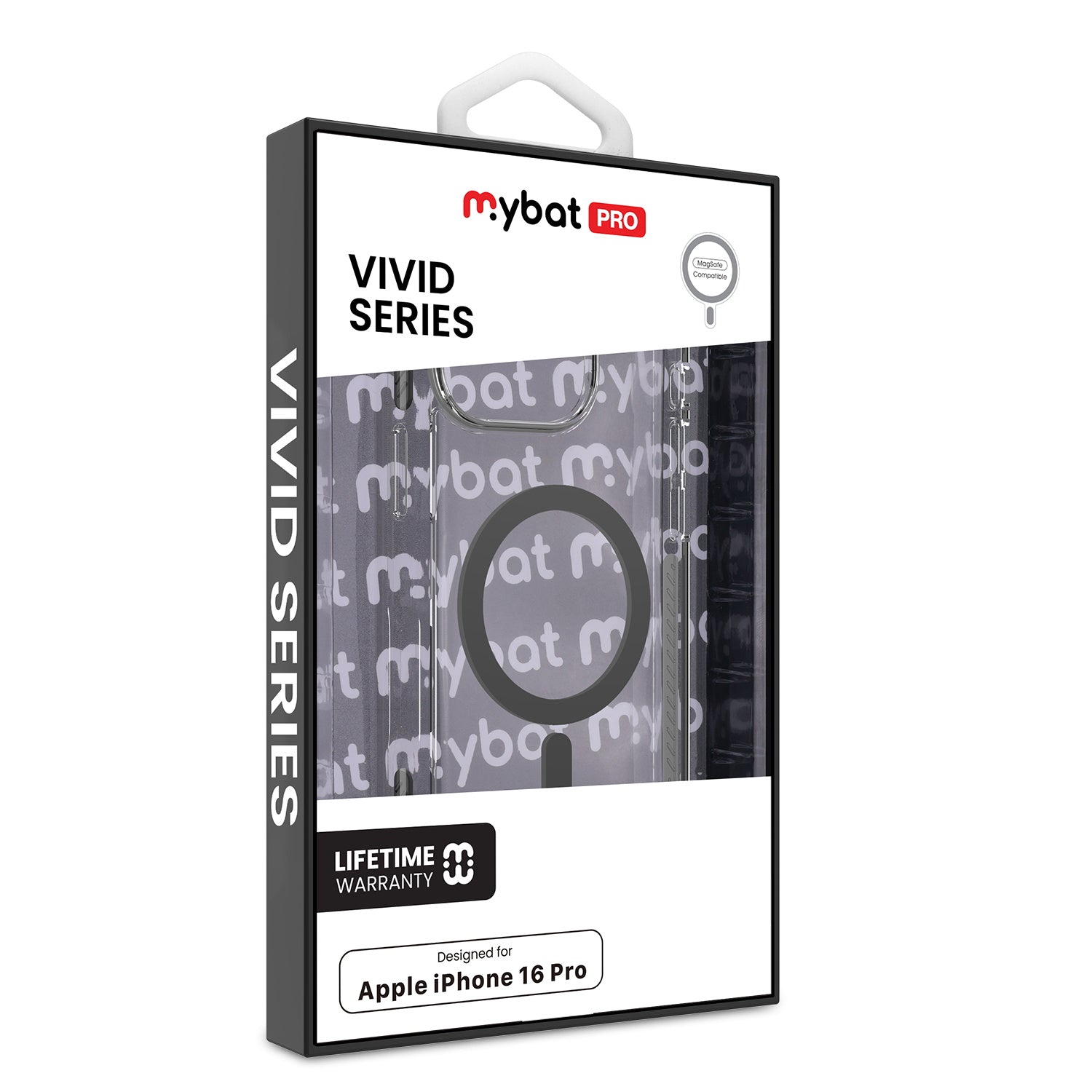 MyBat Pro Vivid Series w/ MagSafe Case for Apple iPhone 16 Pro - Black
