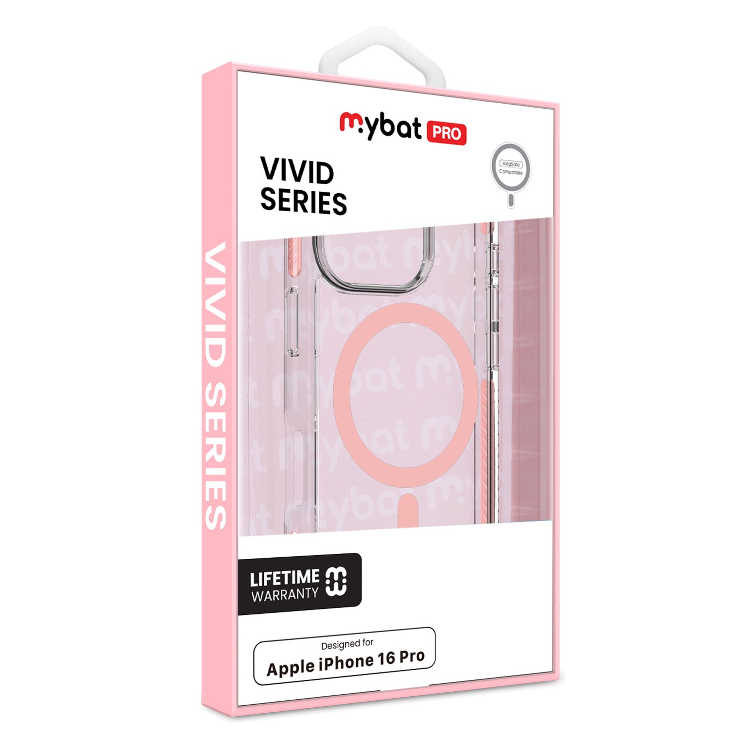 MyBat Pro Vivid Series w/ MagSafe Case for Apple iPhone 16 Pro - Pink