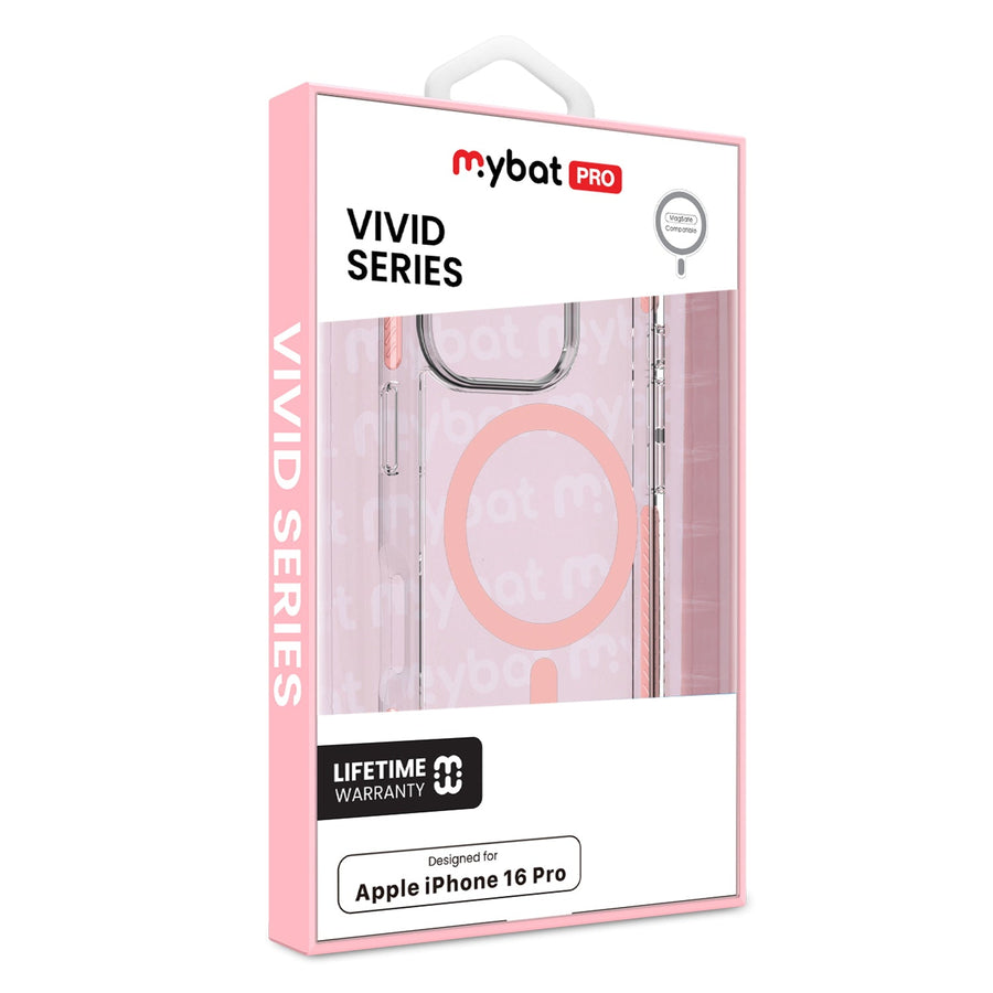 MyBat Pro Vivid Series w/ MagSafe Case for Apple iPhone 16 Pro - Pink