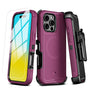 MyBat Pro Maverick Series MagSafe Case w/ Holster and Tempered Glass for Apple iPhone 16 Pro Max - Plum - RIP16PMCS3NXMS003-2.jpg