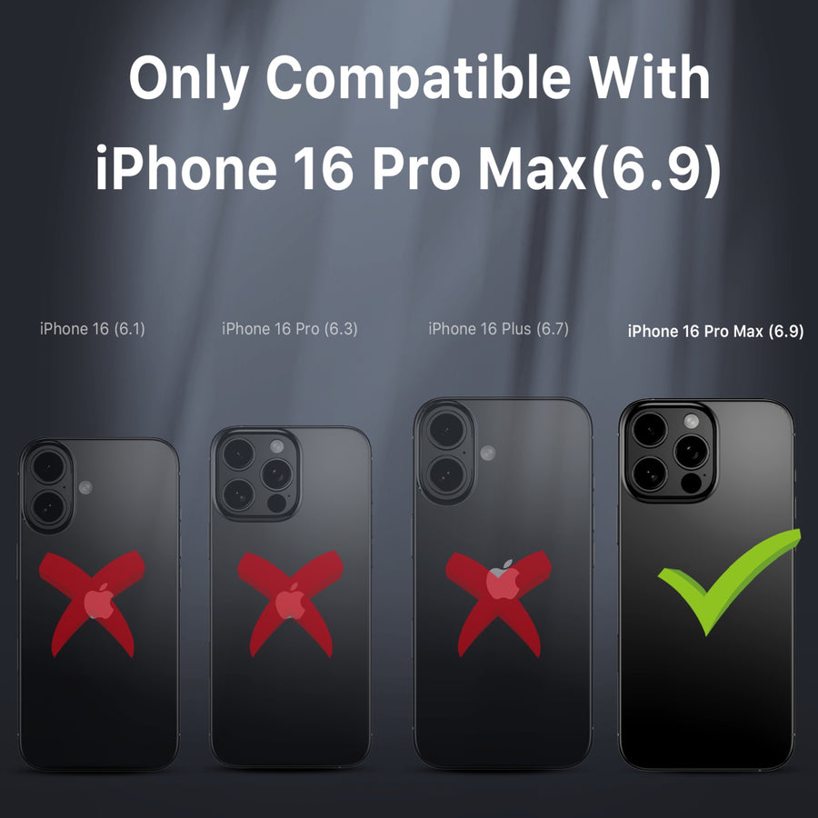 MyBat Pro Maverick Series MagSafe Case w/ Holster and Tempered Glass for Apple iPhone 16 Pro Max - Plum - RIP16PMCS3NXMS003-3.jpg