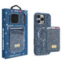 MyBat Pro Bijou Series MagSafe Bundle with Diamond Case + MagStash Wallet for Apple iPhone 16 Pro Max - Sapphire Blue