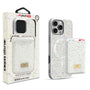 MyBat Pro Bijou Series MagSafe Bundle with Diamond Case + MagStash Wallet for Apple iPhone 16 Pro Max - Pearl White