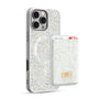 MyBat Pro Bijou Series MagSafe Bundle with Diamond Case + MagStash Wallet for Apple iPhone 16 Pro Max - Pearl White - RIP16PMCSBIJS003-2.jpg