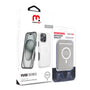 MyBat Pro Fuse Series Case Bundle + MagStash Wallet Folio for Apple iPhone 16 Pro Max - White  / Gray