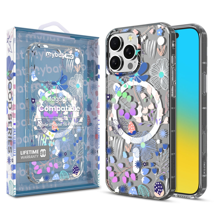 MyBat Pro Mood Series MagSafe Case for Apple iPhone 16 Pro Max - Wildflowers