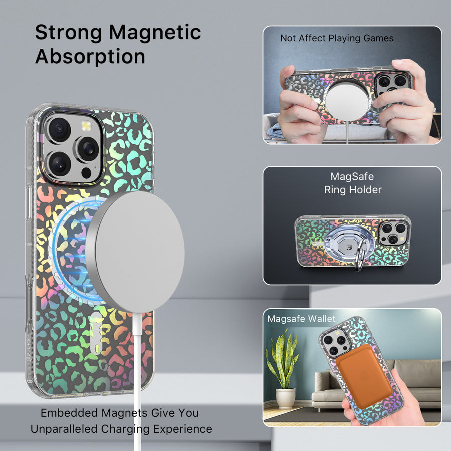 MyBat Pro Mood Series MagSafe Case for Apple iPhone 16 Pro Max - Holographic Leopard - RIP16PMCSFSSM519-5.jpg