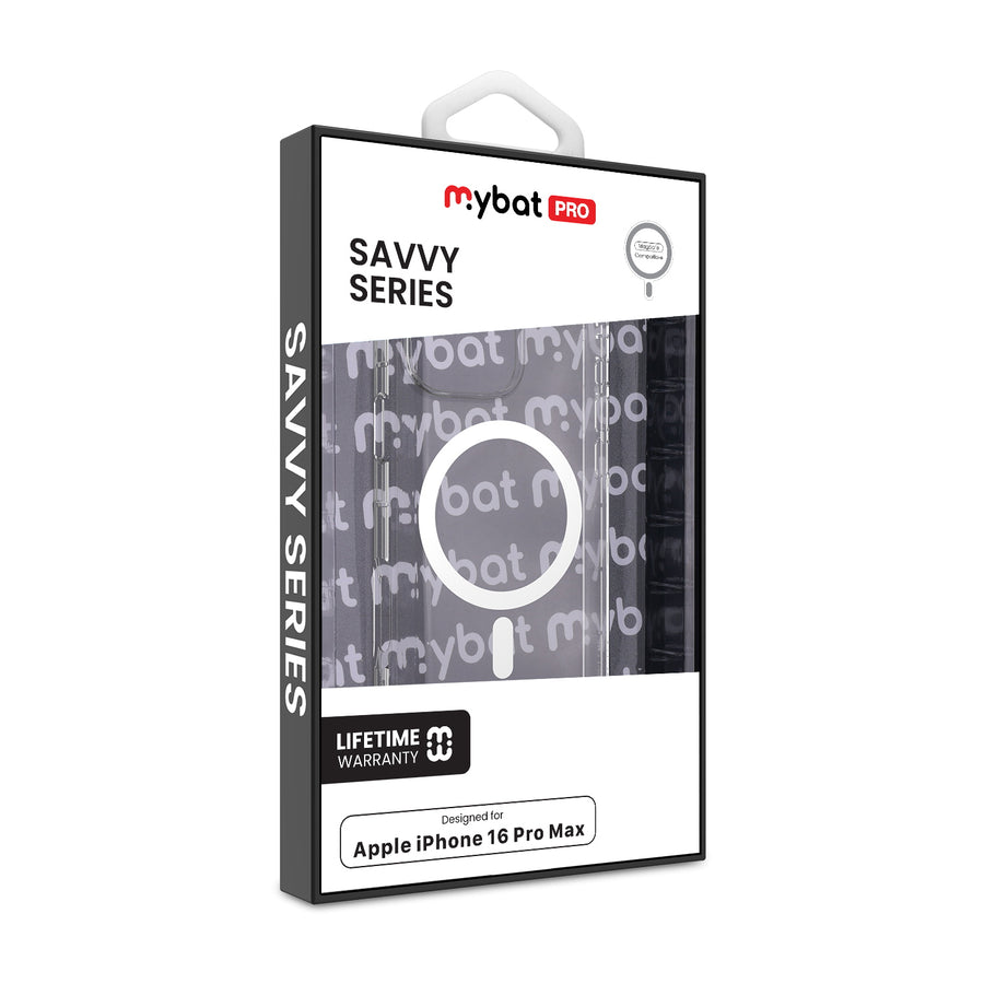 MyBat Pro Savvy Series MagSafe Case for Apple iPhone 16 Pro Max - Clear - RIP16PMCSFSST301-8.jpg