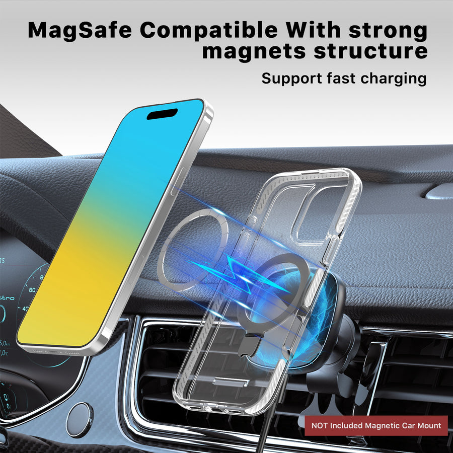 MyBat Pro Lure Series Case w/ MagSafe Kickstand Ring for Apple iPhone 16 Pro Max - White - RIP16PMCSRVLM502-3.JPG