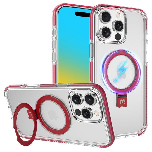 MyBat Pro Lure Series Case w/ MagSafe Kickstand Ring for Apple iPhone 16 Pro Max - Red - RIP16PMCSRVLM504-2.jpg