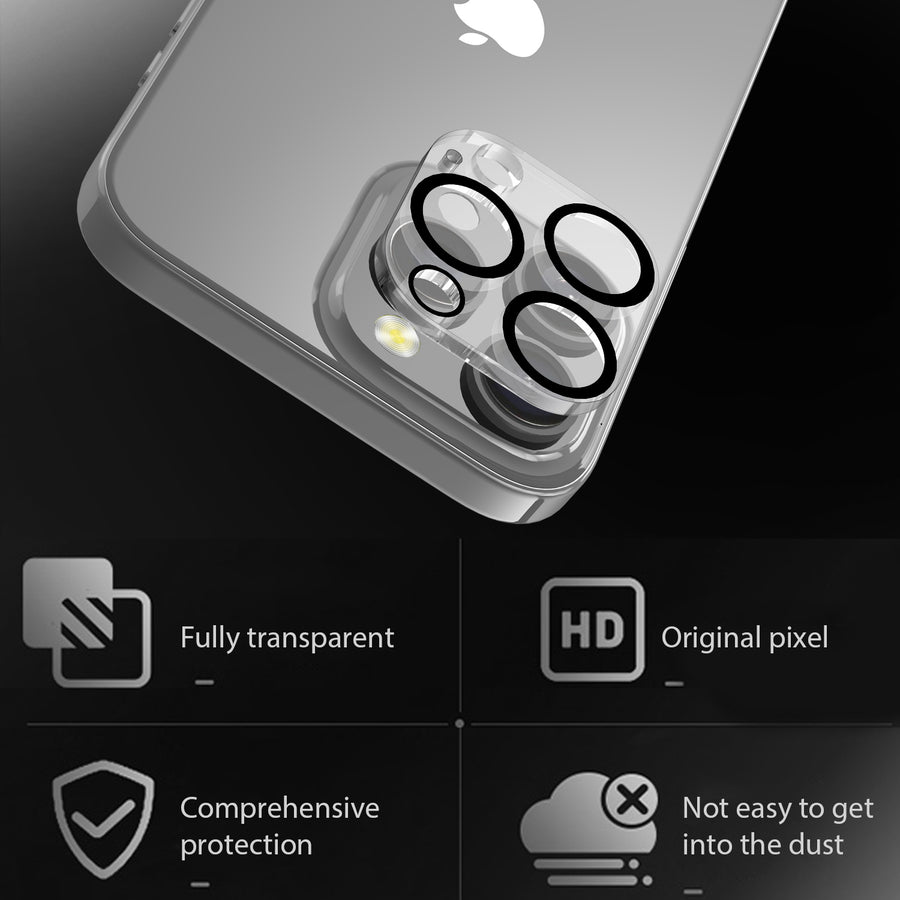 MyBat Pro Tempered Glass Lens Protector (2.5D) for Apple iPhone 16 Pro Max / 16 Pro - Clear - RIP16PMSCLE140-3.jpg