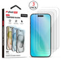 MyBat Pro Tempered Glass Screen Protector (2.5D)(3-pack) for Apple iPhone 16/iPhone 15 Pro / 15 - Clear