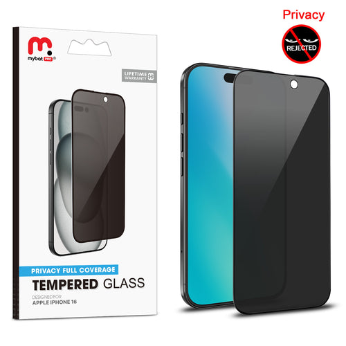 MyBat Pro Privacy Full Coverage Tempered Glass Screen Protector for Apple iPhone 16 - Black - RIP16SCF111-1.jpg