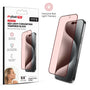 MyBat Pro SkinBarrier Red Light Converting Tempered Glass Screen Protector for Apple iPhone 16/iPhone 15 / 14 Pro - Black