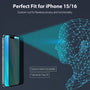 MyBat Pro 360° Privacy Full Coverage Tempered Glass for Apple iPhone 16 / 15 - Clear - RIP16SCF360-6.jpg