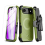 MyBat Pro Maverick Series MagSafe Case w/ Holster and Tempered Glass for Apple iPhone Air - Army Green - RIP17ACS3NXMS004-2.jpg