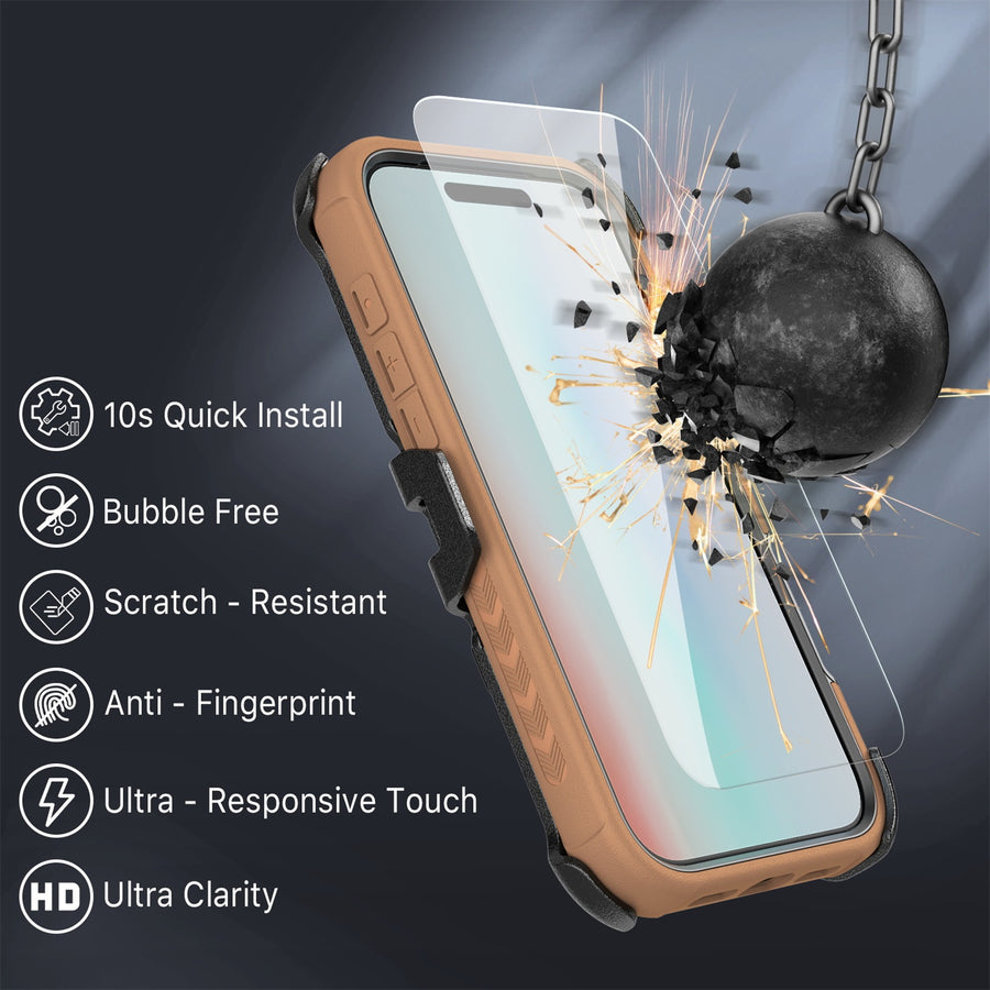 MyBat Pro Maverick Series MagSafe Case w/ Holster and Tempered Glass for Apple iPhone Air - Brown - RIP17ACS3NXMS006-10.jpg