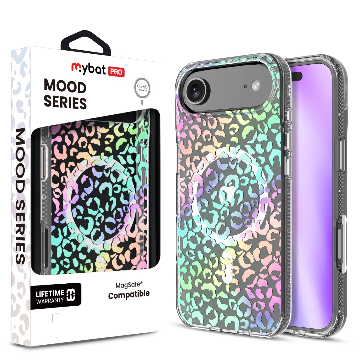 MyBat Pro Mood Series MagSafe Case for Apple iPhone Air - Holographic Leopard