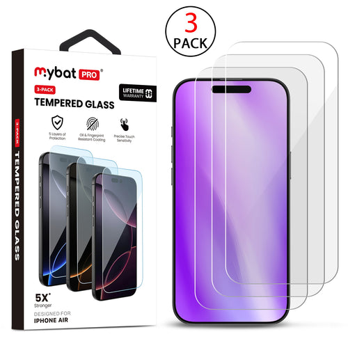 MyBat Pro Tempered Glass Screen Protector (2.5D)(3-pack) for Apple iPhone Air - Clear - RIP17ASC90TH-1.jpg