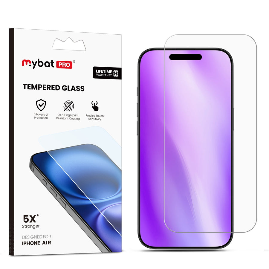 MyBat Pro Tempered Glass Screen Protector (2.5D) for Apple iPhone Air - Clear