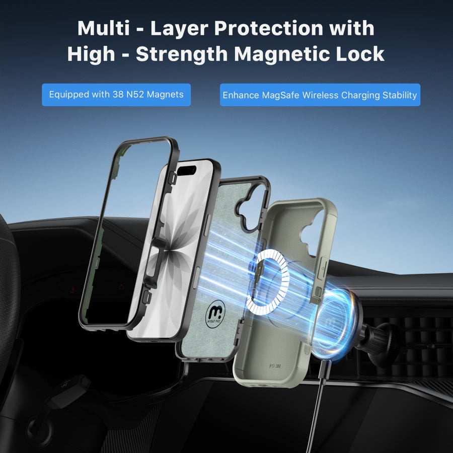 MyBat Pro Maverick Series Rogue Edition MagSafe Case for Apple iPhone 17 - Grey - RIP17CS2NXMS005-2.JPG