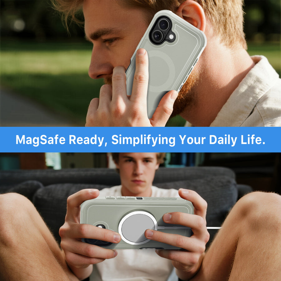 MyBat Pro Maverick Series Rogue Edition MagSafe Case for Apple iPhone 17 - Grey - RIP17CS2NXMS005-7.JPG