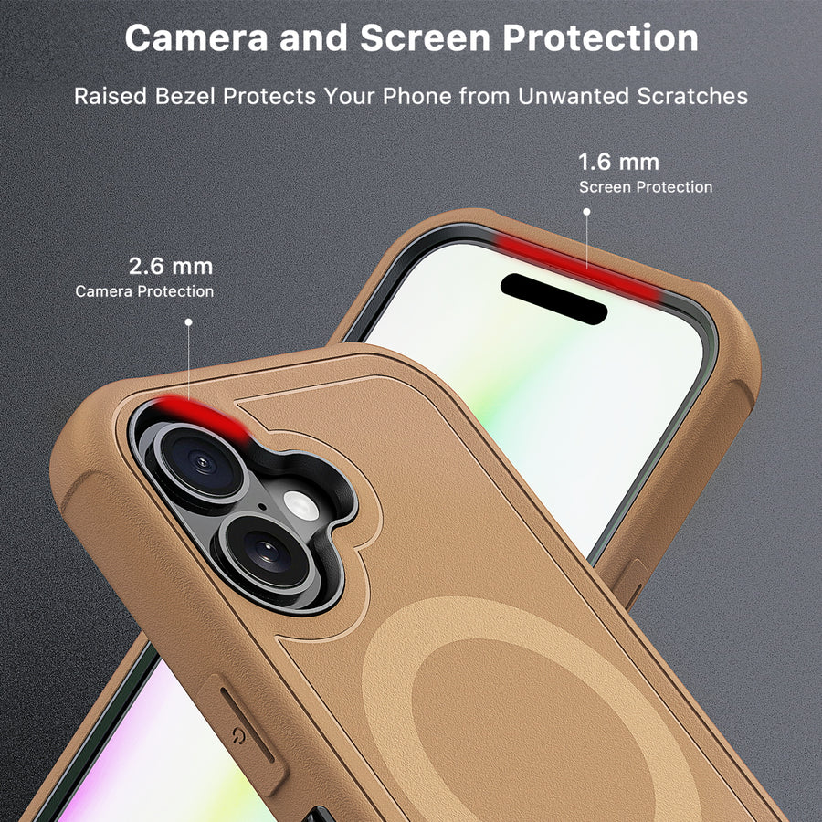 MyBat Pro Maverick Series Rogue Edition MagSafe Case for Apple iPhone 17 - Brown - RIP17CS2NXMS006-3.JPG