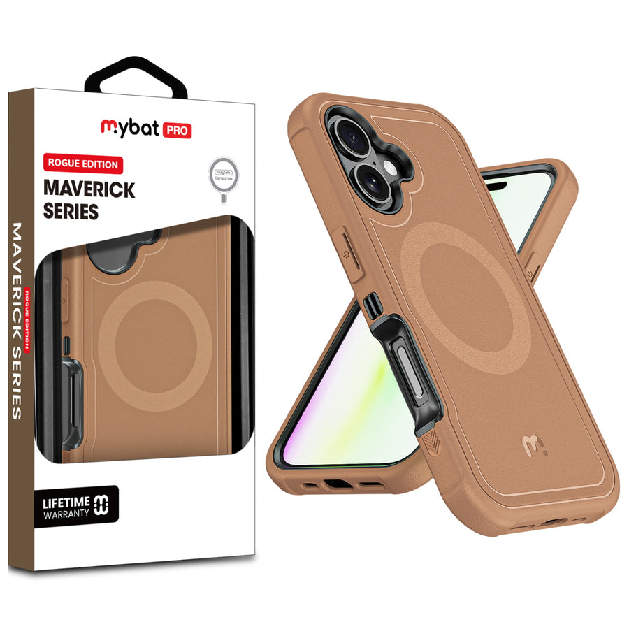 MyBat Pro Maverick Series Rogue Edition MagSafe Case for Apple iPhone 17 - Brown - RIP17CS2NXMS006.JPG