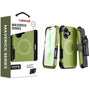 MyBat Pro Maverick Series MagSafe Case w/ Holster and Tempered Glass for Apple iPhone 17 - Army Green - RIP17CS3NXMS004-1.jpg