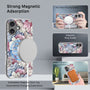 MyBat Pro Mood Series MagSafe Case (with Diamonds) for Apple iPhone 17 - Floral Gems - RIP17CSFSSDM603-5.jpg
