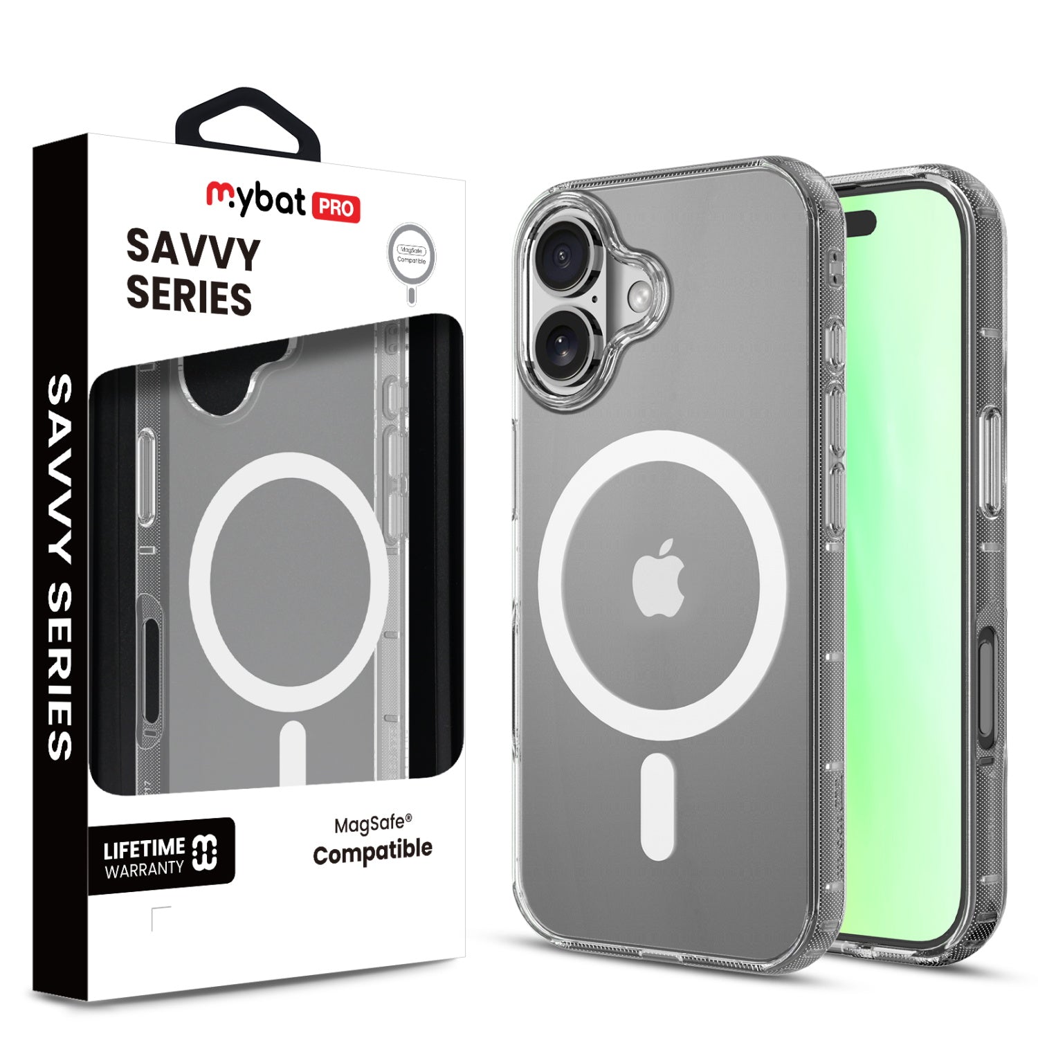 MyBat Pro Savvy Series MagSafe Case for Apple iPhone 17 - Clear