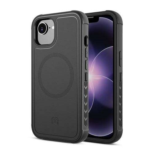 MyBat Pro Maverick Series MagSafe Case w/ Holster and Tempered Glass for Apple iPhone 17e / 16e / 14 / 13 - Black - RIP17ECS3NXMS001-2.jpg