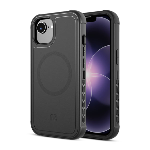 MyBat Pro Maverick Series MagSafe Case w/ Holster and Tempered Glass for Apple iPhone 17e / 16e / 14 / 13 - Black - RIP17ECS3NXMS001-2.jpg