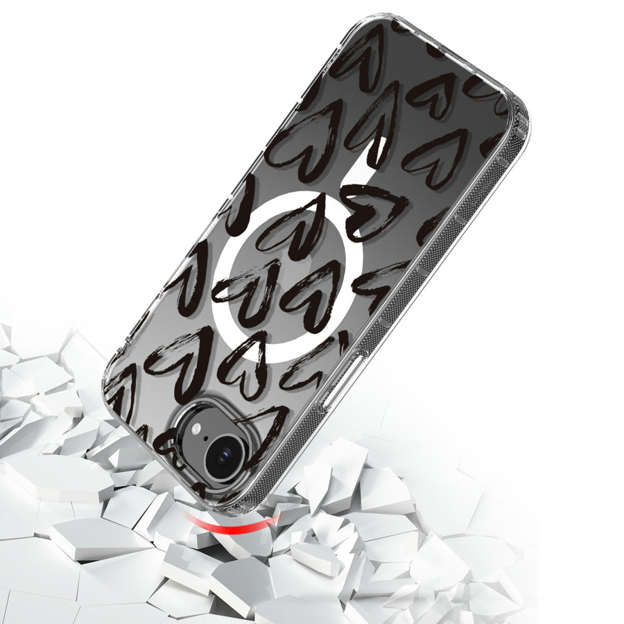 MyBat Pro Mood Series MagSafe Case for Apple iPhone 17e / 16e - Black Hearts - RIP17ECSFSSM503-7.jpg