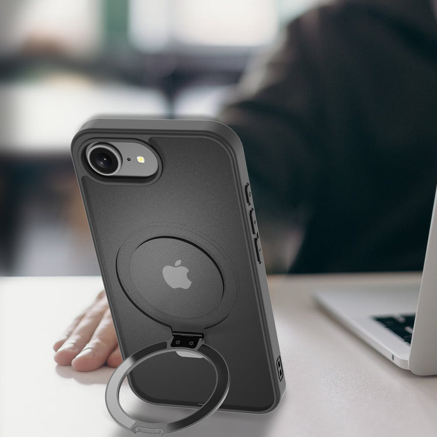 MyBat Pro Shade Series Case w/ MagSafe Ring Stand for Apple iPhone 17e / 16e - Black - RIP17ECSSSMS001-9.jpg