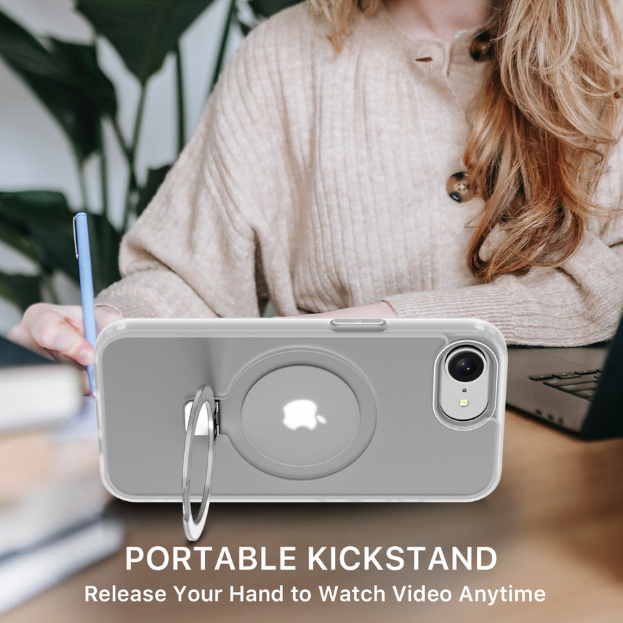 MyBat Pro Shade Series Case w/ MagSafe Ring Stand for Apple iPhone 17e / 16e - White - RIP17ECSSSMS002-8.jpg