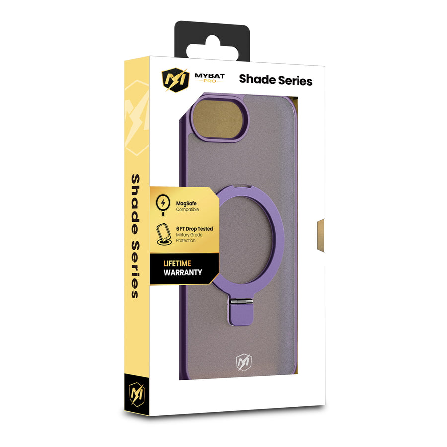 MyBat Pro Shade Series Case w/ MagSafe Ring Stand for Apple iPhone 17e / 16e - Purple - RIP17ECSSSMS003-1.JPG