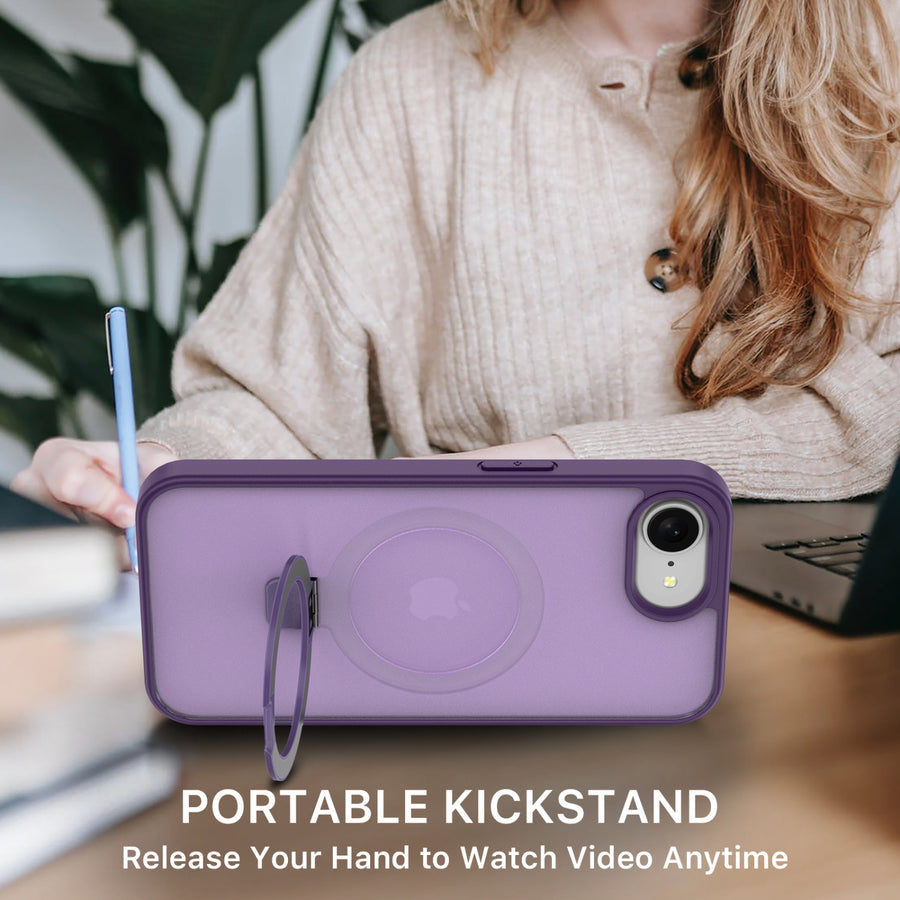 MyBat Pro Shade Series Case w/ MagSafe Ring Stand for Apple iPhone 17e / 16e - Purple - RIP17ECSSSMS003-8.JPG