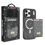 MyBat Pro Bijou Series MagSafe Bundle with Diamond Case + MagStash Wallet for Apple iPhone 17 Pro - Graphite Smoke