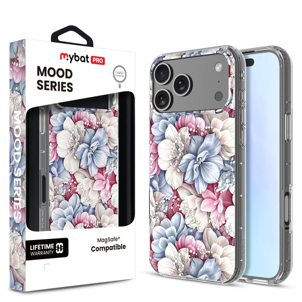MyBat Pro Mood Series MagSafe Case (with Diamonds) for Apple iPhone 17 Pro - Floral Gems - RIP17PCSFSSDM603-1.jpg