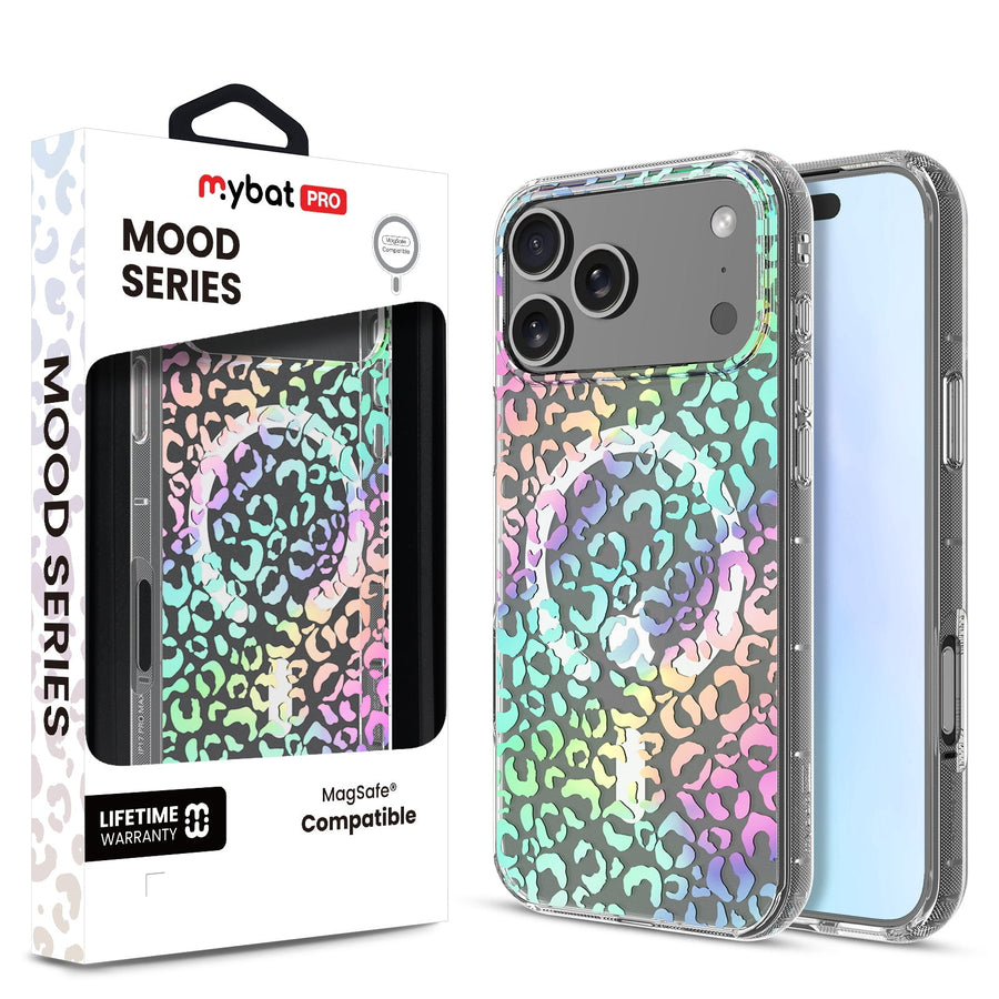 MyBat Pro Mood Series MagSafe Case for Apple iPhone 17 Pro - Holographic Leopard