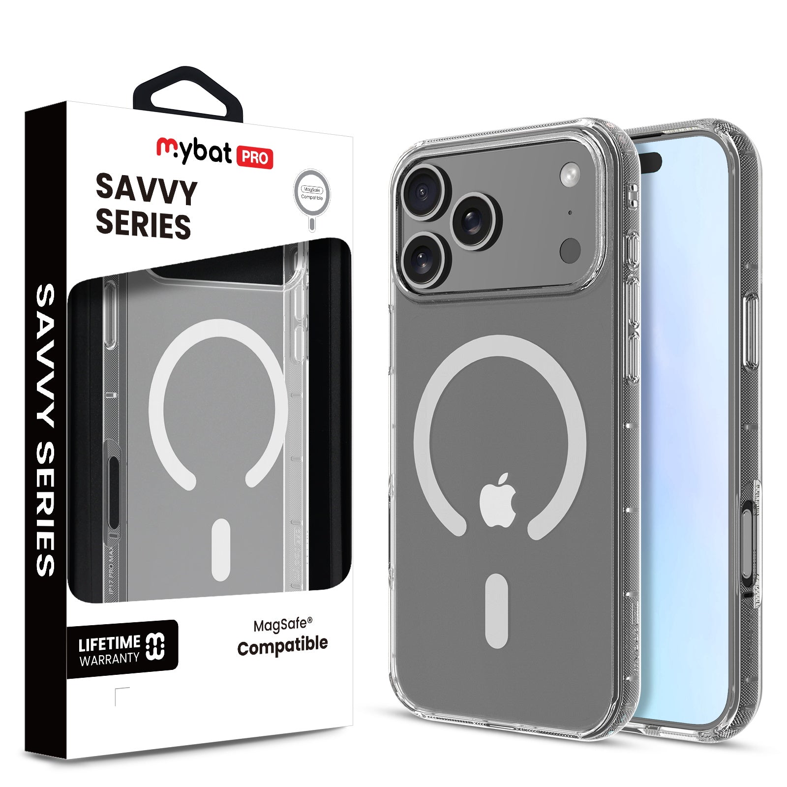MyBat Pro Savvy Series MagSafe Case for Apple iPhone 17 Pro - Clear