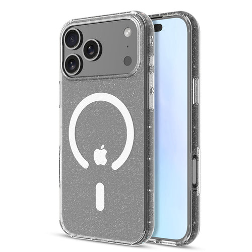 MyBat Pro Savvy Series MagSafe Case for Apple iPhone 17 Pro - Clear Glitter - RIP17PCSFSST302-2.jpg