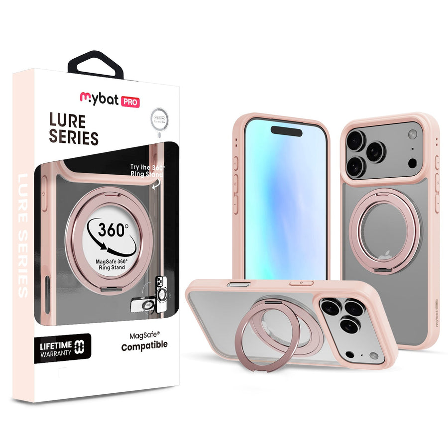 MyBat Pro Lure Series 360° Ring Stand MagSafe Case for Apple iPhone 17 Pro - Pink